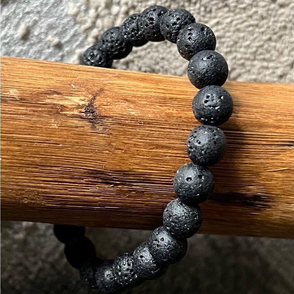 Lava Stretch Healing Bracelet. 6.8”-7.2”